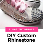 Bling Tutorials DIY Custom Rhinestone Sneakers Art Beat Box