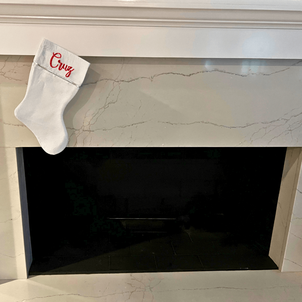 diy rhinestone christmas stocking (15)