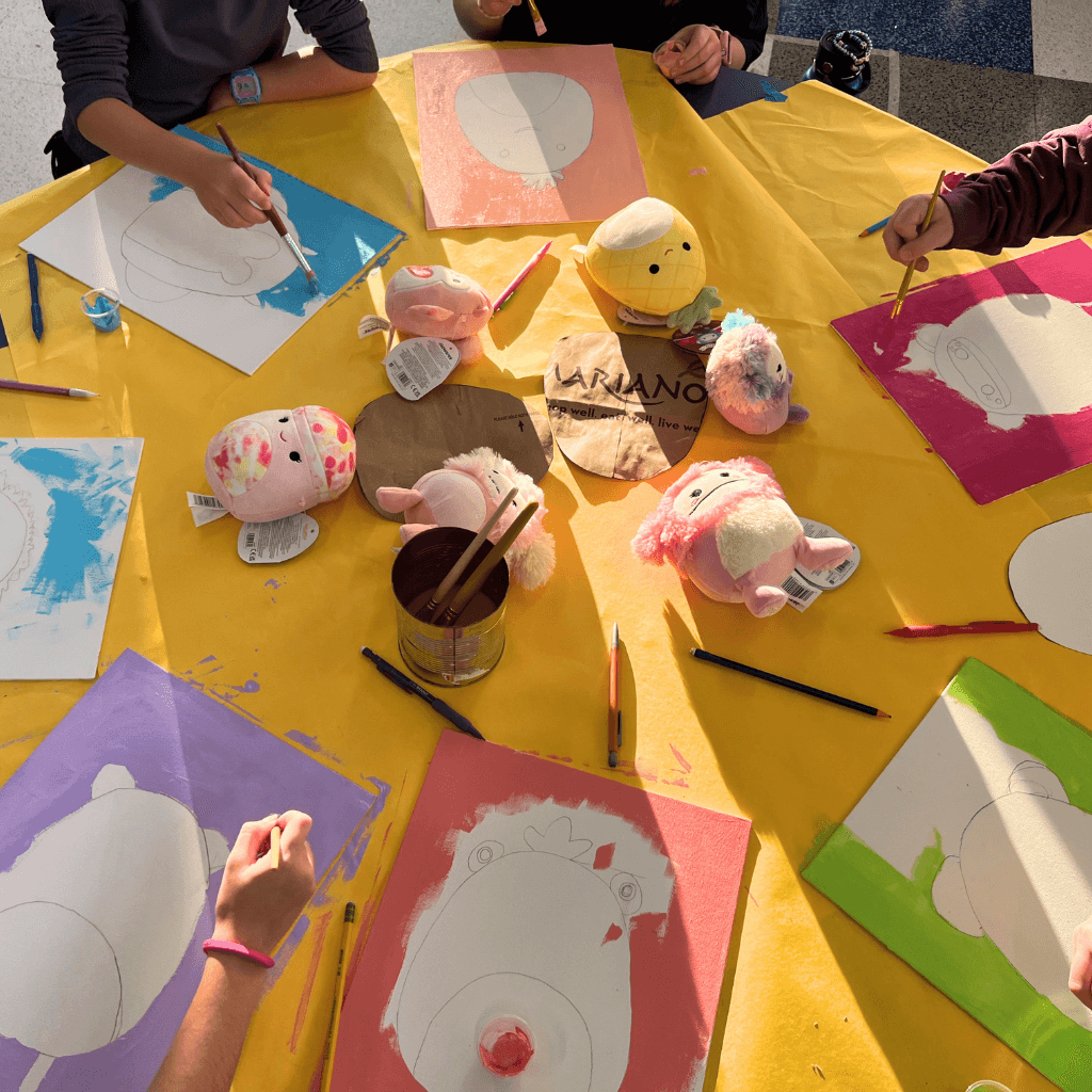 Squishmallows Painting Party work